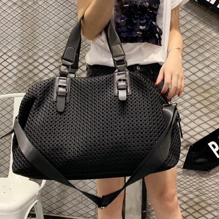 旅行かばん・小分けバッグ nala Travel big bag black Hypath 2-in-1