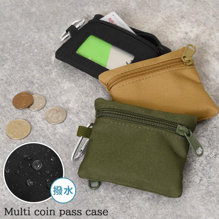 コインケース パスケース ポーチ 小物入れ カード キーホルダー 小銭