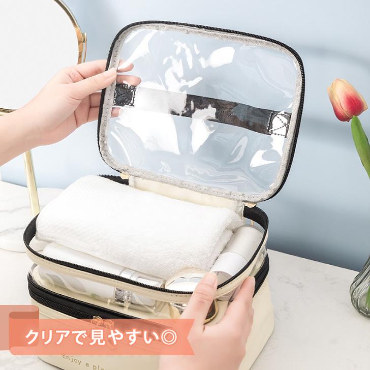 メイクポーチ 大容量 レディース 化粧ポーチ コスメポーチ 旅行