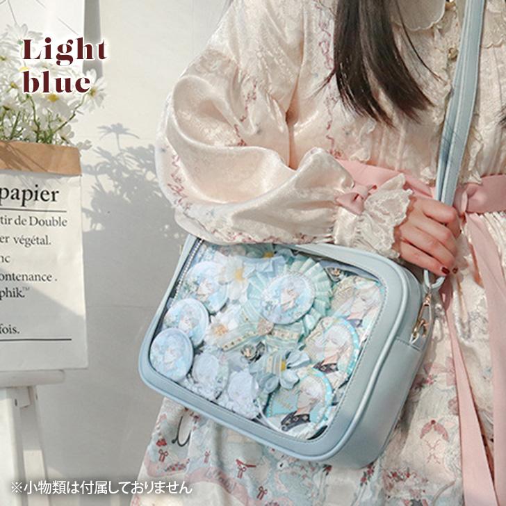 ショルダーバッグ レディース 斜めがけ 横型 痛バッグ 痛バ 肩掛け