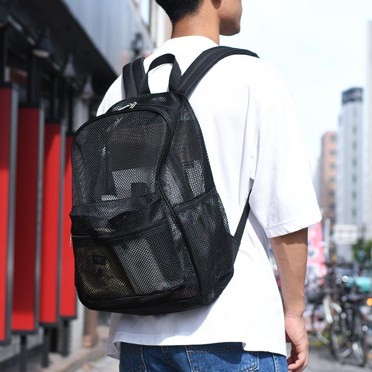 リュック バックパック メンズ レディース大容量 メッシュ 20L バッグ