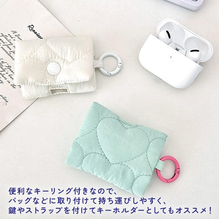 イヤホンケース ポーチ カバー ワイヤレス AirPods 収納 小物入れ ミニ