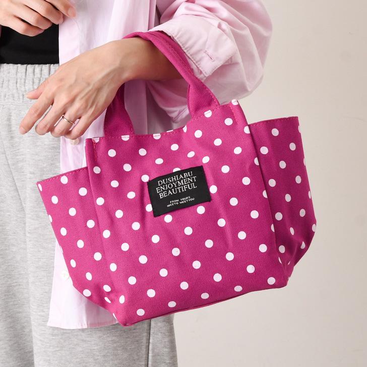 トートバッグ ランチバッグ レディース メンズ 帆布 小さめ ポケット