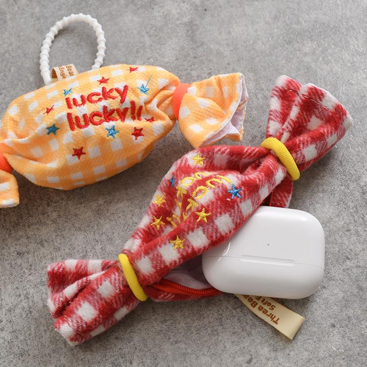 イヤホンケース ポーチ カバー ワイヤレス AirPods ミニバッグチャーム