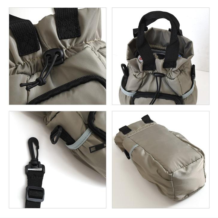 ペットボトルホルダー 保冷 2本 入る 肩掛け ショルダーバッグ