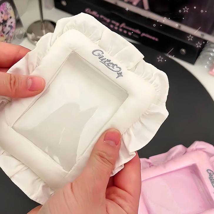 クリアポーチ キーホルダー 推し活 透明 ミニ ぬいぐるみ チェキ トレカ アクキー 缶バッジ 収納 痛ポーチ オタク コンサート ライブ | ブランド登録なし | 04