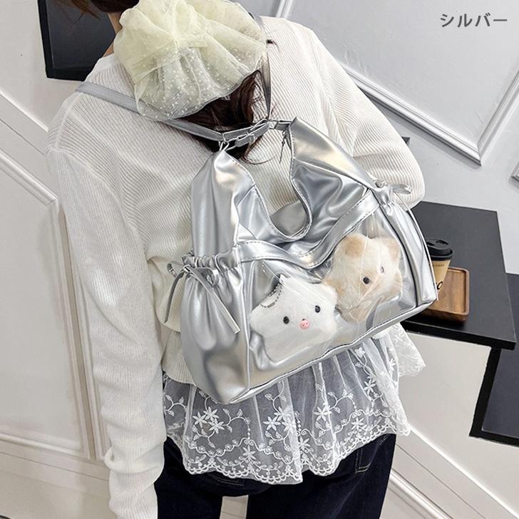 ぬいバッグ 痛バッグ ショルダーバッグ ミニリュック ぬいぐるみ ぬいバッグ 缶