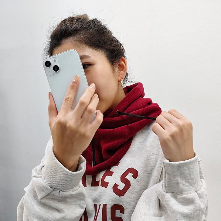 ソロイスト 22AW バラクラバ 希少カラーレッド タートルネック