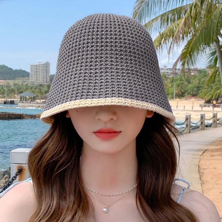 公式サイト公式サイトバケットハット 帽子 レディース 大きい ニット キャップ 春夏 韓国 深め 紫外線 日よけ 折りたたみ 大人 おしゃれ かわいい クロシェ ポイント消化 財布、帽子、ファッション小物 バケットハット クローシュハット バイカラー おしゃれ バケハ 麦わら帽子 黒色