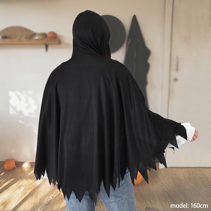 ハロウィン コスプレ 衣装 子供 レディース 仮装 飾り おばけ ポンチョ 