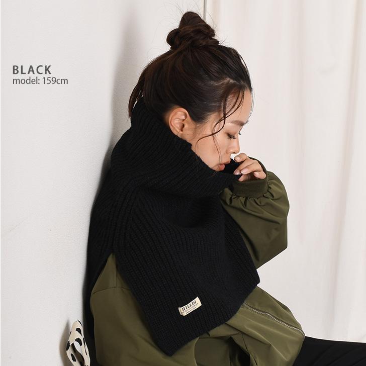 Maison Margiela ニット ベスト 黒 ネックウォーマー スヌード Maison Margiela ニット ベスト 黒 ネックウォーマー スヌード REAL