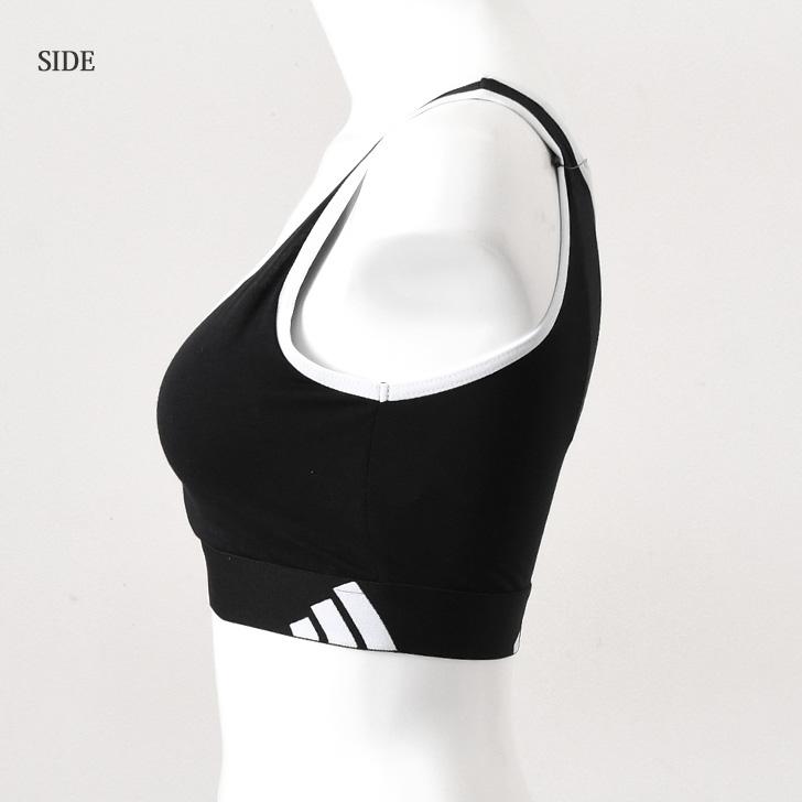 スポーツブラ adidas（アディダス） グンゼ GUNZE スポーツブラ ハーフトップ ノン