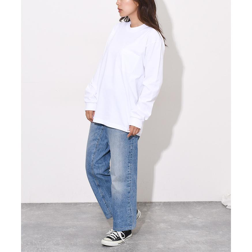 Hanes（ヘインズ） 綿100％ BEEFY ビーフィー 長袖 Tシャツ メンズ