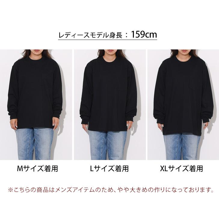 Hanes（ヘインズ） 綿100％ BEEFY ビーフィー 長袖 Tシャツ メンズ