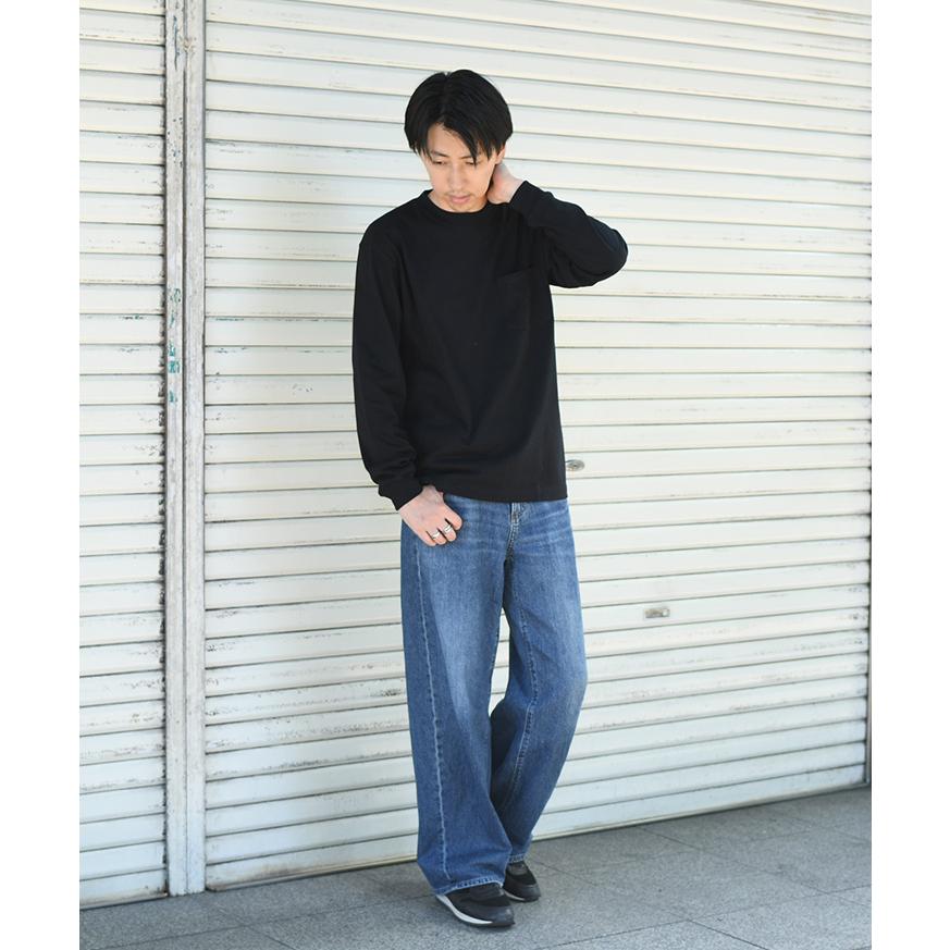 Hanes（ヘインズ） 綿100％ BEEFY ビーフィー 長袖 Tシャツ メンズ