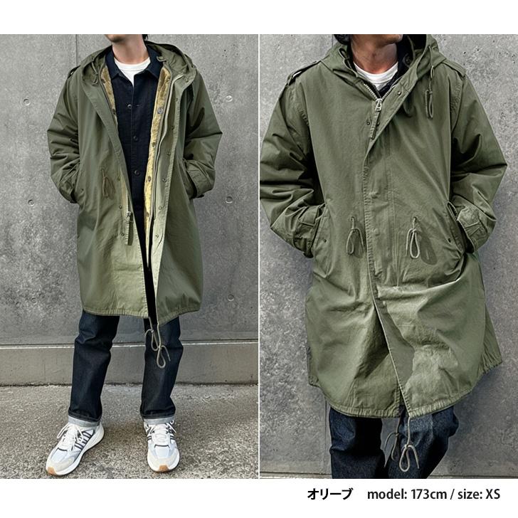 HOUSTON モッズコート メンズ M-51 パーカ ヒューストン ミリタリー