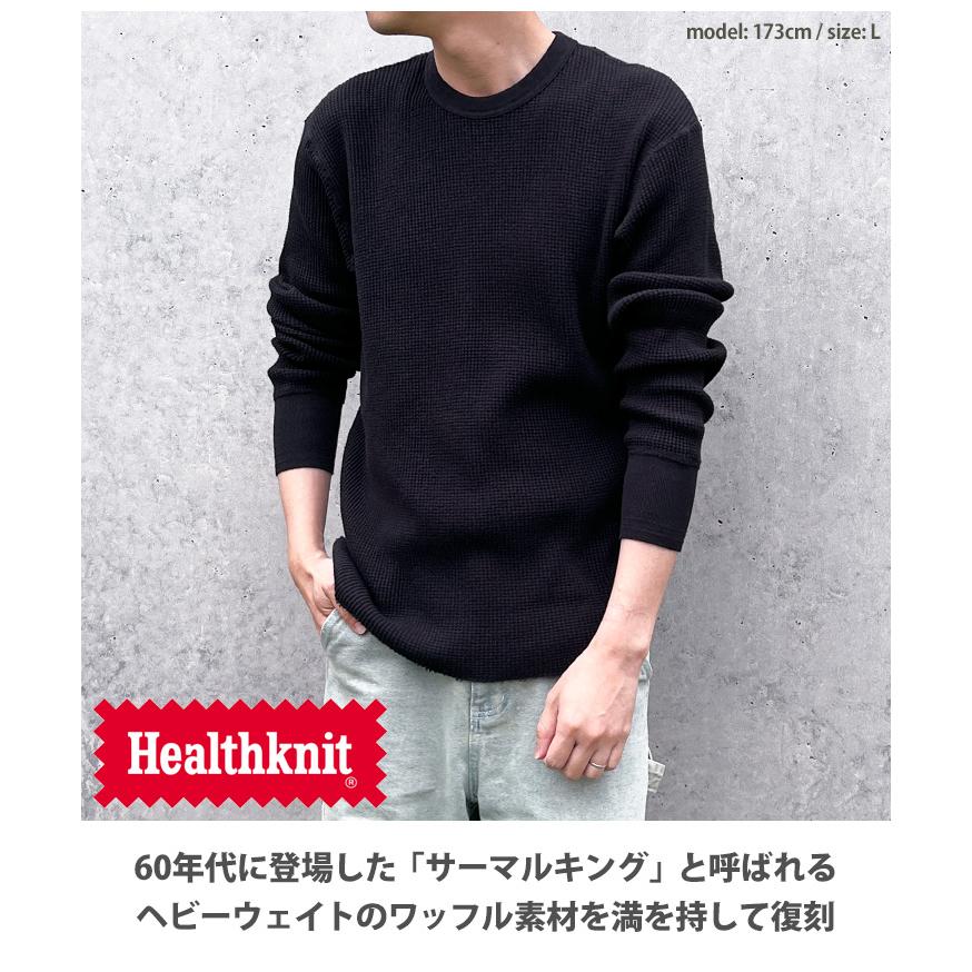 Healthknit（ヘルスニット） Healthknit Tシャツ 長袖 メンズ ロング