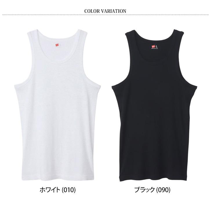 Hanes ヘインズ リブタンクトップ タンクトップ メンズ ブランド