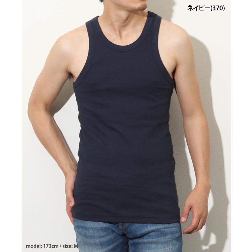 Hanes（ヘインズ） Hanes BEEFY ビーフィー リブ タンクトップ メンズ