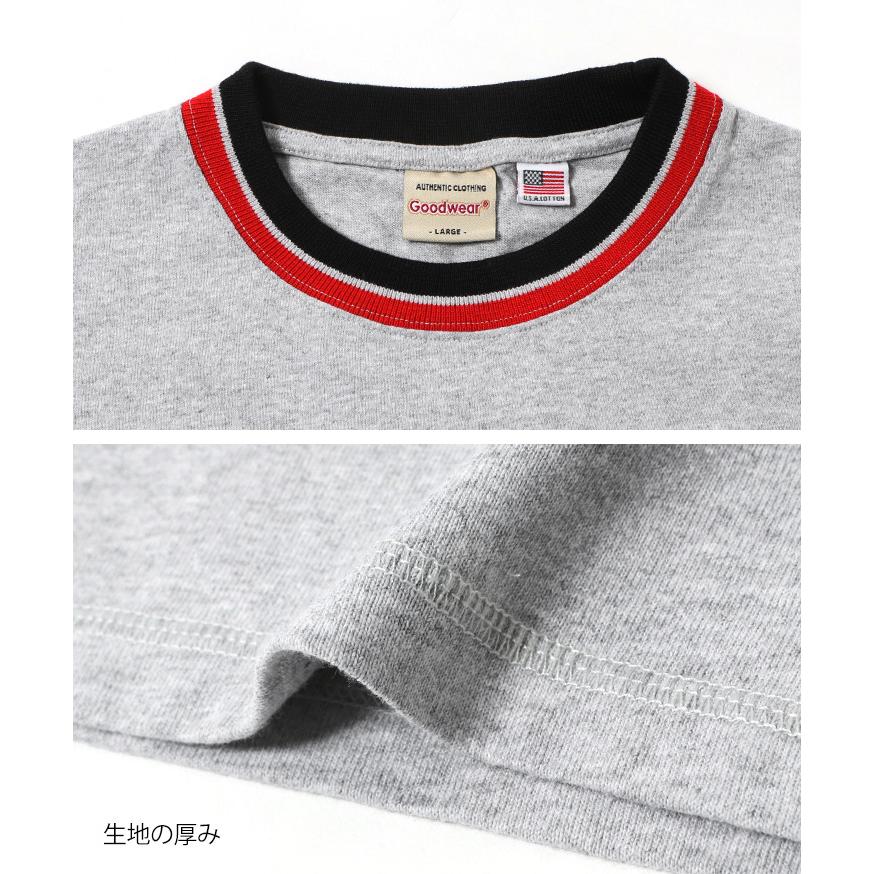 Tシャツ メンズ レディース 長袖 ブランド ロンT 無地 厚手 おしゃれ コットン Goodwear グッドウェア 2W7-13207 ポイント消化｜rainbunker｜14