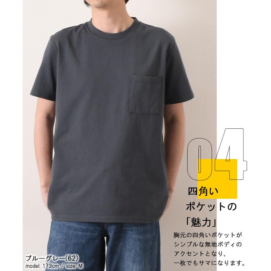 Goodwear（グッドウェア） 綿100％ Tシャツ 半袖 クルーネック メンズ 