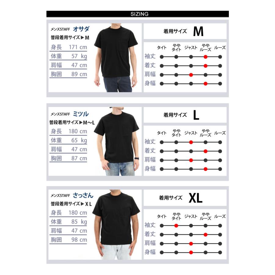 Goodwear（グッドウェア） 綿100％ Tシャツ 半袖 クルーネック メンズ 