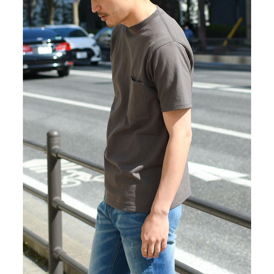 グッドウェア Goodwear 綿100％ Tシャツ 半袖 クルーネック メンズ ブランド ポケットT トップス 厚手 おしゃれ かっこいい 大きいサイズ 無地 スポーツ 白 XL｜rainbunker｜18