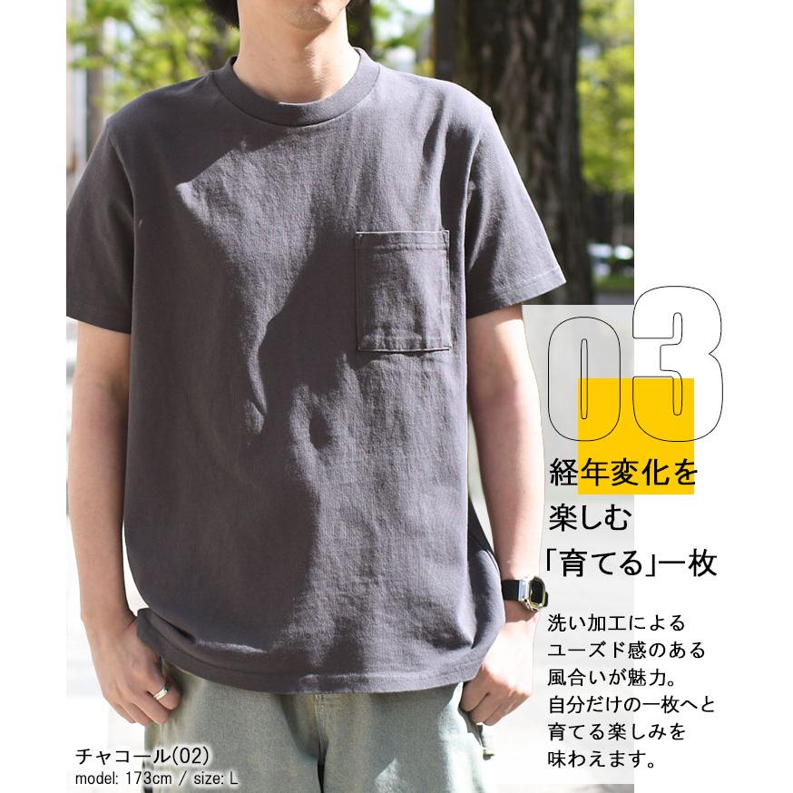 Goodwear（グッドウェア） 綿100％ Tシャツ 半袖 クルーネック メンズ