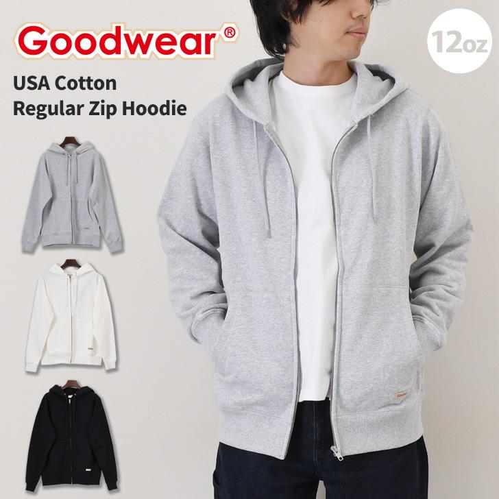 新作 グッドウェア Goodwear ジップパーカー メンズ レディース パーカー 厚手 大きいサイズ スウェット アウター フーディー 2W7-65229 Goodwear（グッドウェア） ジップパーカー メンズ レディース パーカー