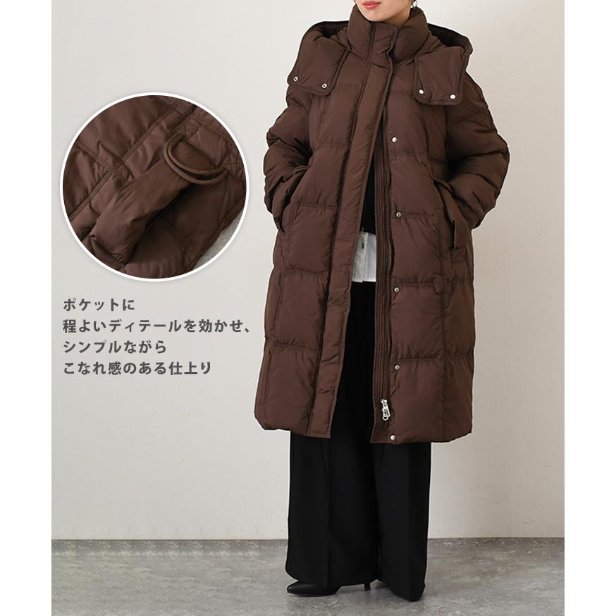 ダウンコート レディース ロング ジャケット 極暖 ダウン90％ 羽毛
