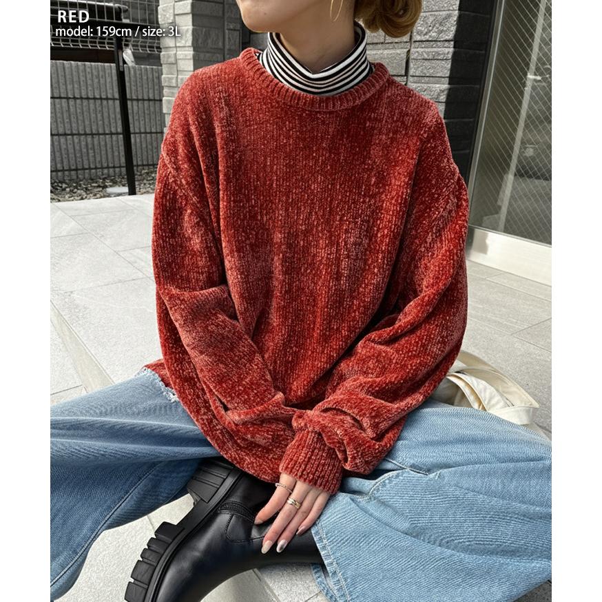 セーター ニット レディース トップス 秋冬 きれいめ もこもこ 厚手 暖かい 長袖 丸首 ボーダー 大きいサイズ ゆったり オシャレ 復古風 カジュアル 2色 セーター モールニット レディース 長袖 厚手 秋 冬 春 トップス