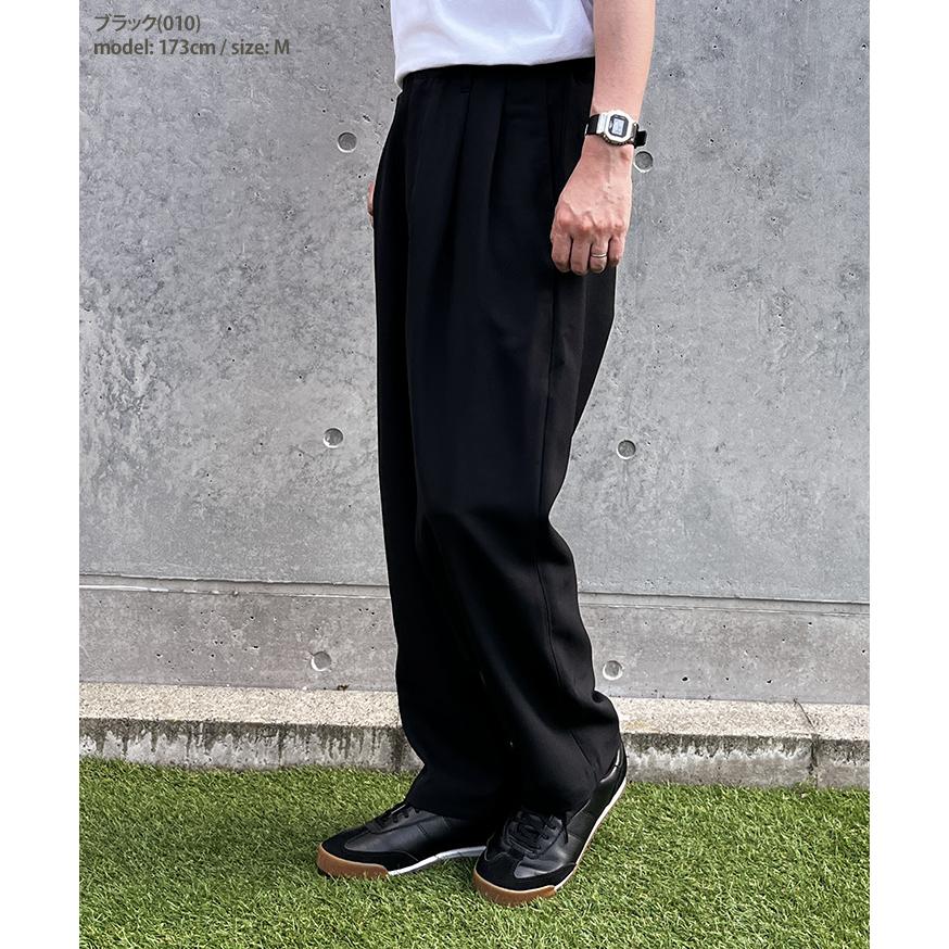 MANASTASH（マナスタッシュ） ワイドスラックス メンズ プレスパンツ