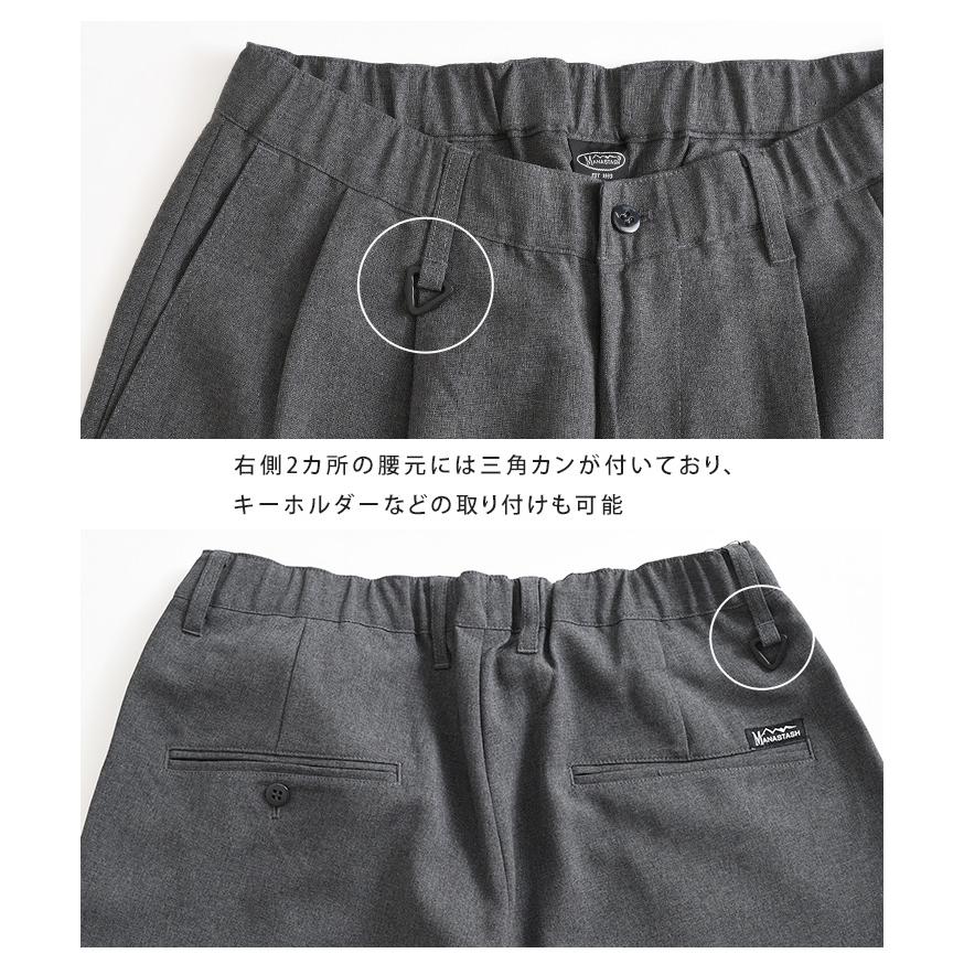 MANASTASH（マナスタッシュ） ワイドスラックス メンズ プレスパンツ