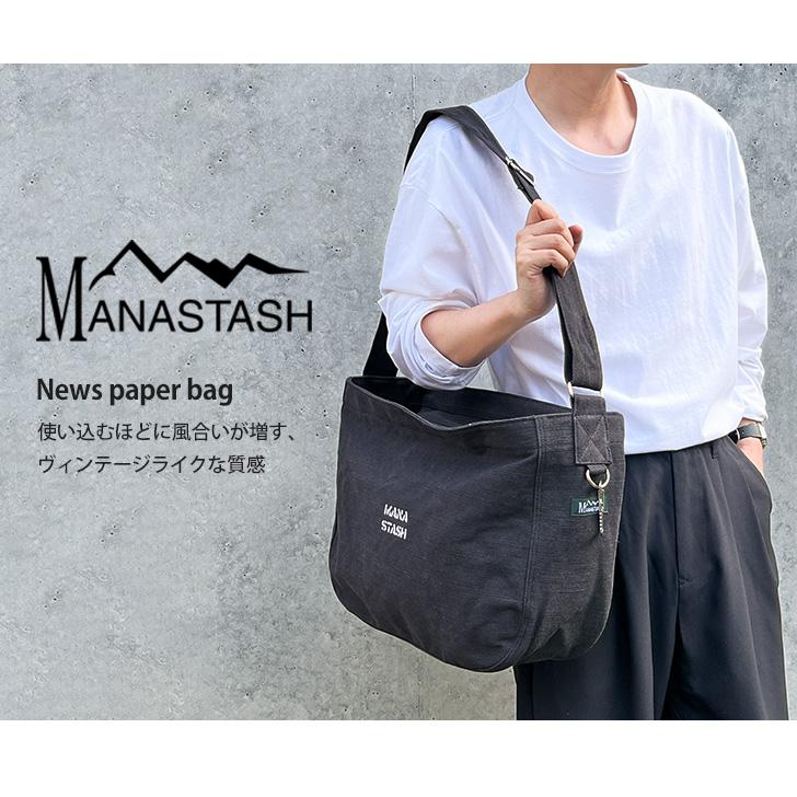 MANASTASH（マナスタッシュ） ニュースペーパーバッグ 20L ショルダー