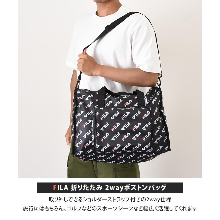 FILA ボストンバッグ メンズ 大容量 軽量 ゴルフ 旅行 フィラ キャリー