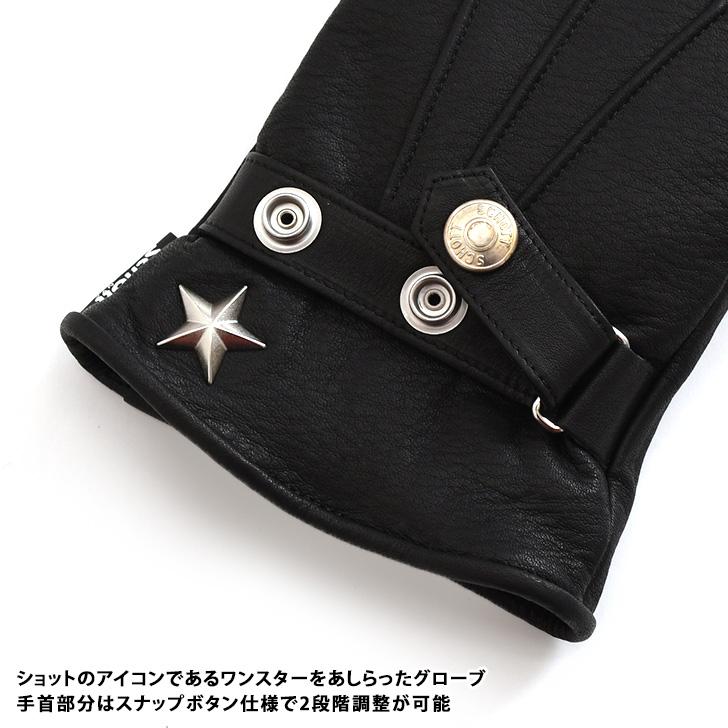 Schott N.Y.C（ショット） Schott レザーグローブ メンズ 革手袋 ワン