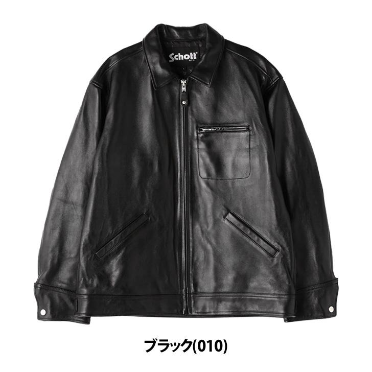 ヴィンテージ Schott レザー 中綿 ジャケット ブラック Schott N.Y.C（ショット） Schott レザージャケット メンズ 本革 革