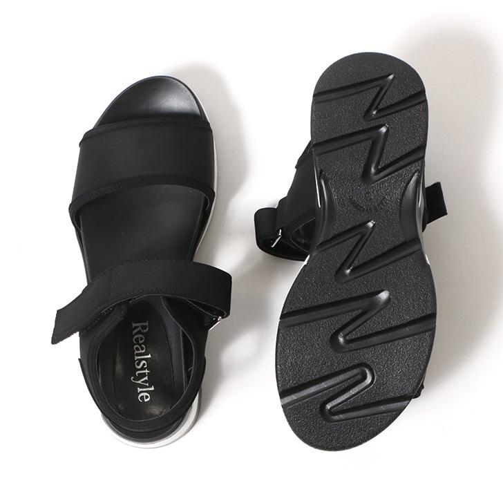 サンダル レディース 厚底 歩きやすい 夏 スポーツサンダル スポサン