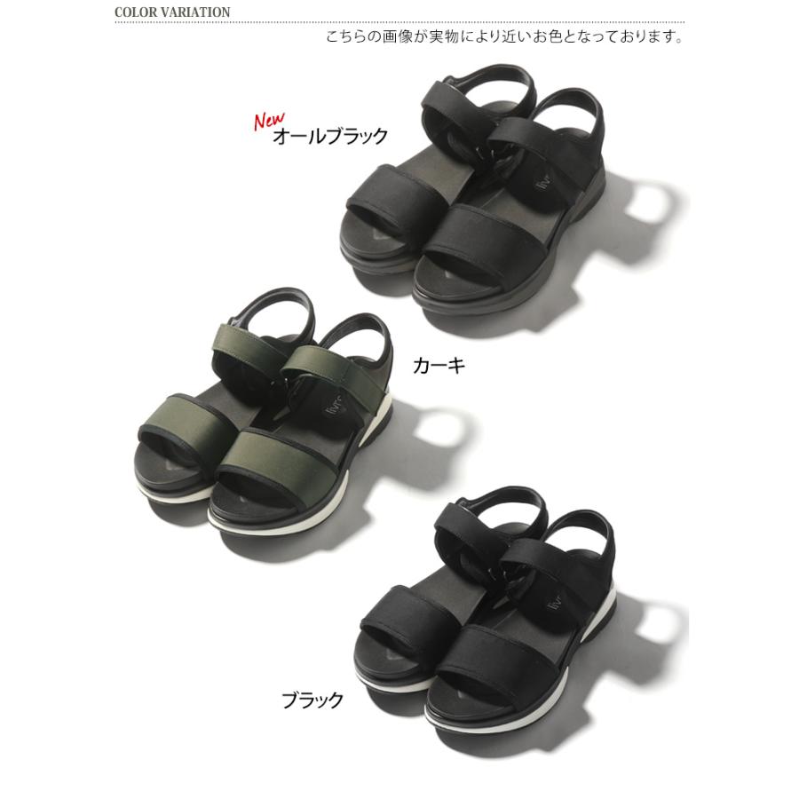 サンダル レディース 厚底 歩きやすい 夏 スポーツサンダル スポサン