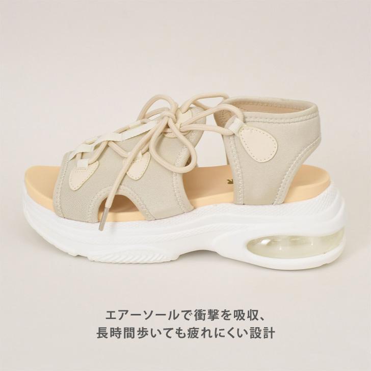 スポーツサンダル レディース 厚底 厚底サンダル 歩きやすい 軽量 夏