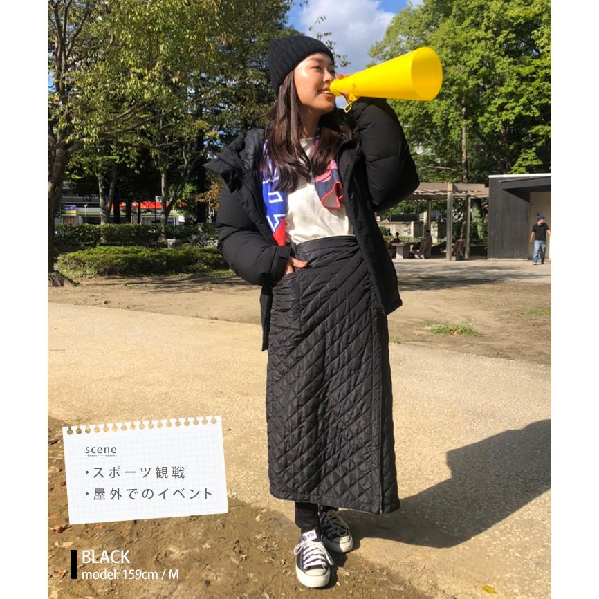 巻きスカート 防寒 ロング ボア 裏起毛 腰巻きスカート フリース 秋冬