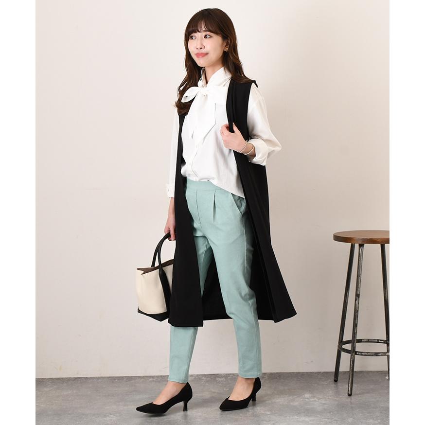 テーパードパンツ レディース ストレッチ ボトムス 春 夏 秋 冬 薄手