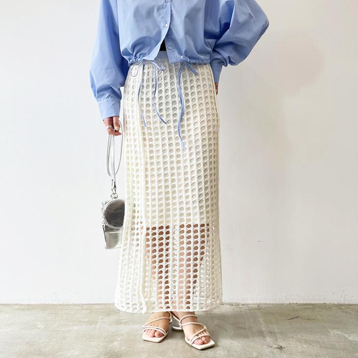 新品タグ付マッキントッシュロンドン スカート 大きめサイズ44 日本製ストライプ 大きいサイズ パンツドッキングラップスカート marun 通販