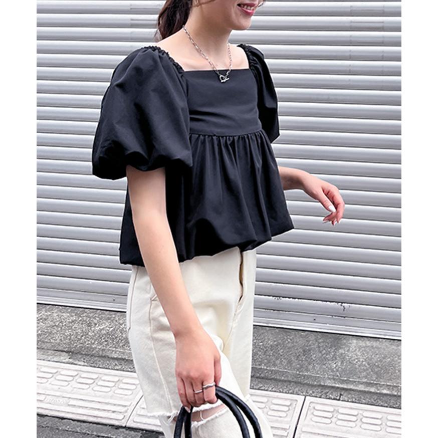 ブラウス レディース 半袖 おしゃれ 夏 オフィス ショート丈 トップス