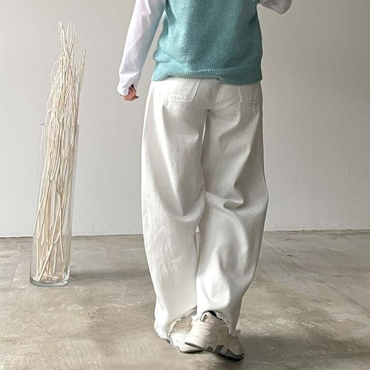 コヒーレンス　アラン　オフホワイト パンツ　デニム　Mサイズ コヒーレンス アラン オフホワイト パンツ デニム Mサイズ