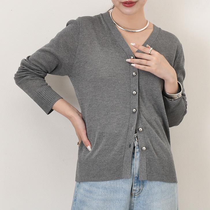 カーディガン レディース 涼しい 春 夏 薄手 Vネック シアー シースルー オフィス UV 紫外線対策 羽織り 上着 シアーカーディガン | ブランド登録なし | 10