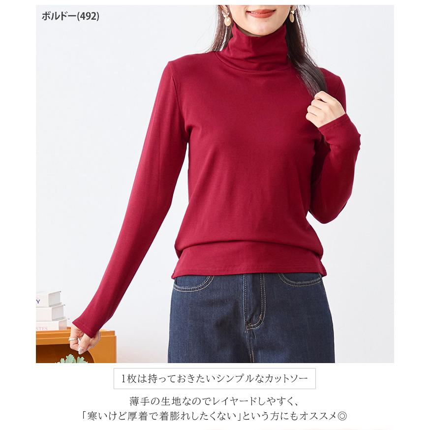 カットソー レディース 長袖 薄手 秋 冬 春 裏起毛 防寒 暖かい カットソー レディース 長袖 薄手 秋 冬 春 裏起毛 防寒 暖かい