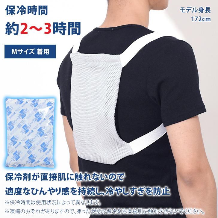 保冷剤 リュック 背中用 冷却 冷たい ひんやり 密着 熱中症 暑さ対策 