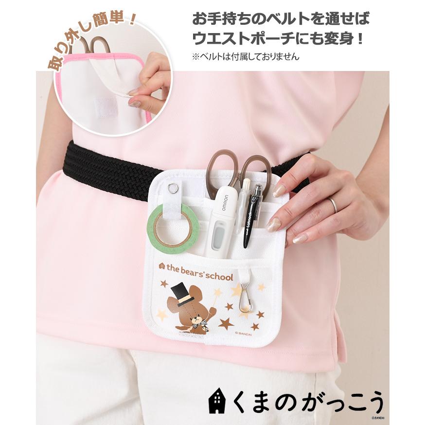 ナースポーチ ポケットオーガナイザー 小さめ 看護師 保育士 ペン