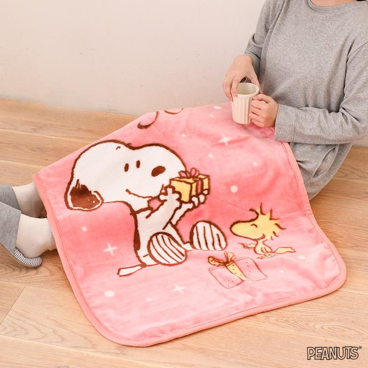 ブランケット おしゃれ ひざ掛け 厚手 キャラクター スヌーピー トムと